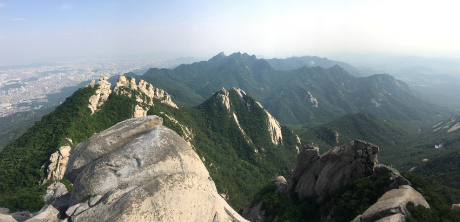 View of Bugaksan Mountain