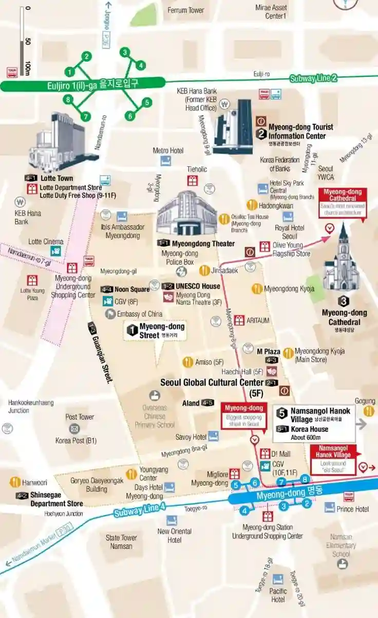 Street map South Korea